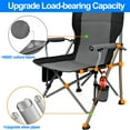 thumbnail image 2 of Camping Chairs Clearance for Adults, Portable Folding Lawn Chairs for Outdoor, Set of 2, 2 of 7