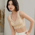 thumbnail image 1 of Sujetador de alta gama sin aros de acero, ropa interior japonesa de talla grande sin marcas, sujetador fino estilo chaleco de belleza con encaje para mujer, 1 of 1