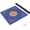 Blue, variant on Mahjong Mat with& Carrying Bag, Anti Slip and Noise Reduction Mahjong Table Mat for Poker, Card, Board & Tile Games (Blue, 31.5 inches,Thick：0.1"/2mm)