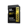thumbnail image 2 of Lexar LSD2000032G-BNNNU 32GB Professional 2000x UHS-II SDHC Memory Card without R300 & W260Mbs Reader, 2 of 4