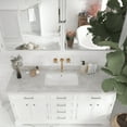 thumbnail image 2 of TOBILI 23" Round Angle White Bathroom Sink Undermount Design White, 2 of 9