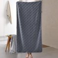 thumbnail image 1 of Price Drop,Velvet Texture Quick-Dry Bath Towel, Thickened Soft Fabric, for Adults Home, Absorbent Fast Drying Wash Towel Gift Set | 100%Polyester, Dark Gray, 1 of 8