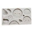 thumbnail image 1 of Fruta Molde Fondant de silicona Molde de caramelo de chocolate Herramienta de decoración de pasteles Molde de resina epoxi de arcilla polimérica, 1 of 6