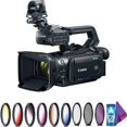 thumbnail image 1 of Canon XF405 4K UHD 60P Camcorder with Dual Pixel Autofocus + Creative Filter Kit (Certified Refurbished) Canon 2212C002, 1 of 2