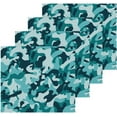 thumbnail image 2 of SKYSONIC Camouflage Cotton Washcloths Set of 6, Highly Absorbent Soft Fingertip Towel for Bathroom, Gym, Hotel and Spa, 12 x 12 Inch, 2 of 7