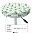 thumbnail image 4 of Rateoe Cute Crocodile Pattern Round Bar Stool Seat Covers,Washable Stool Cushion Slipcover Elastic Bar Chair Covers for 12-14 Inch Chair -13 inch, 4 of 7