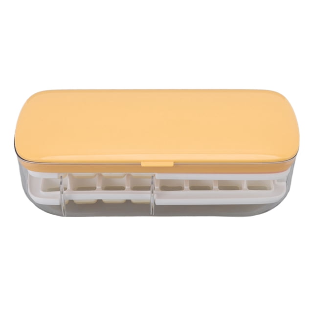 Ice Making Accessorywith Lid,Ice Cube Tray ABS Layers Ice Cube Tray Household Ice Cube Tray High-Intensity Output