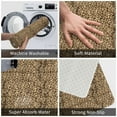 thumbnail image 3 of Sikiie Leopard Print Brown Print Flannel Anti-slip Floor Mat 16x24in, Thickened Dustproof Entrance Door Mat Floor Mat for Kitchen, Bathroom, Laundry Room, 3 of 7