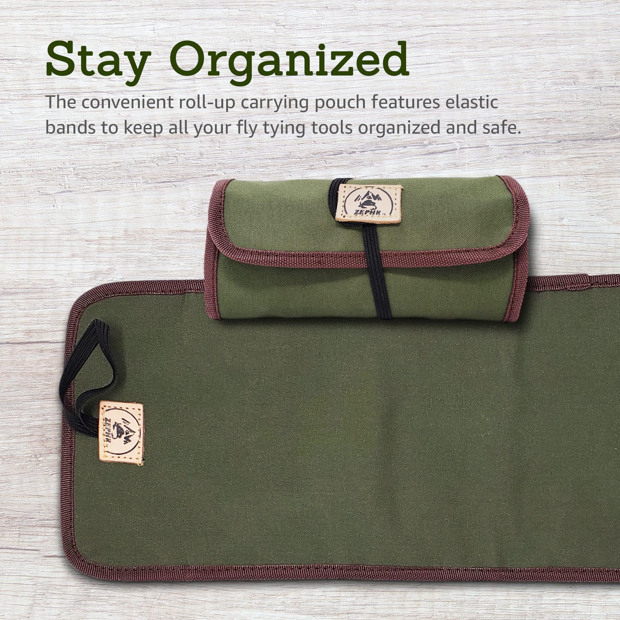 Anglerhaus Fly Tying Tool Kit with Pouch