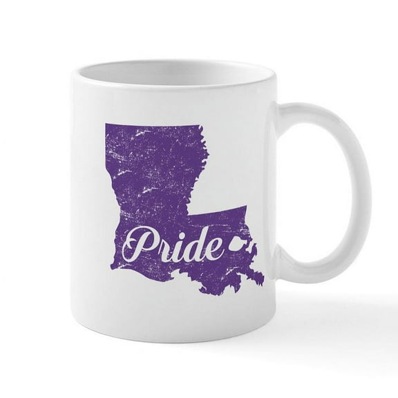 CafePress - Louisiana Pride Mug - 11 oz Ceramic Mug - Novelty Coffee Tea Cup