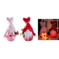 thumbnail image 2 of LED Light Up Faceless Doll Adjustable Brightness Valentine's Day Plush Decors, 2 of 19