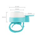 thumbnail image 5 of NIBOLOG Bike Bell Classic Bicycle Bell with Clear Loud Sound Simple Installation Universal Fit Compact Size Children Bike Handlebar Bell, 5 of 7