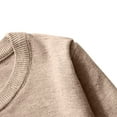 thumbnail image 6 of LNWUY (M-5XL)Big and Tall Men's Long Sleeve Shirts Soft Comfy Breathable Waffle Pullover Sweater Crewneck Thermal Tops Lightweight Undershirts Pink S, 6 of 7