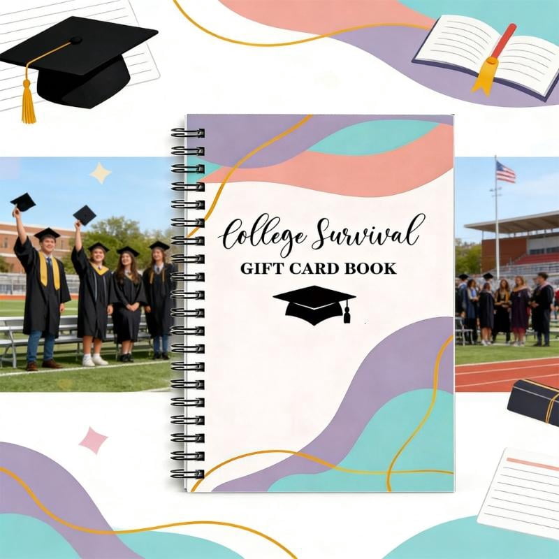 ANXPTIME Portable 13x18cm Graduation Greeting Card Album For Celebration Moment