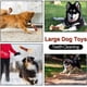 thumbnail image 4 of Juguete para masticar para perros, hueso resistente, juguete de hueso indestructible, juguete resistente con forma de hueso, limpieza de dientes y juguete inteligente para perros, 4 of 7