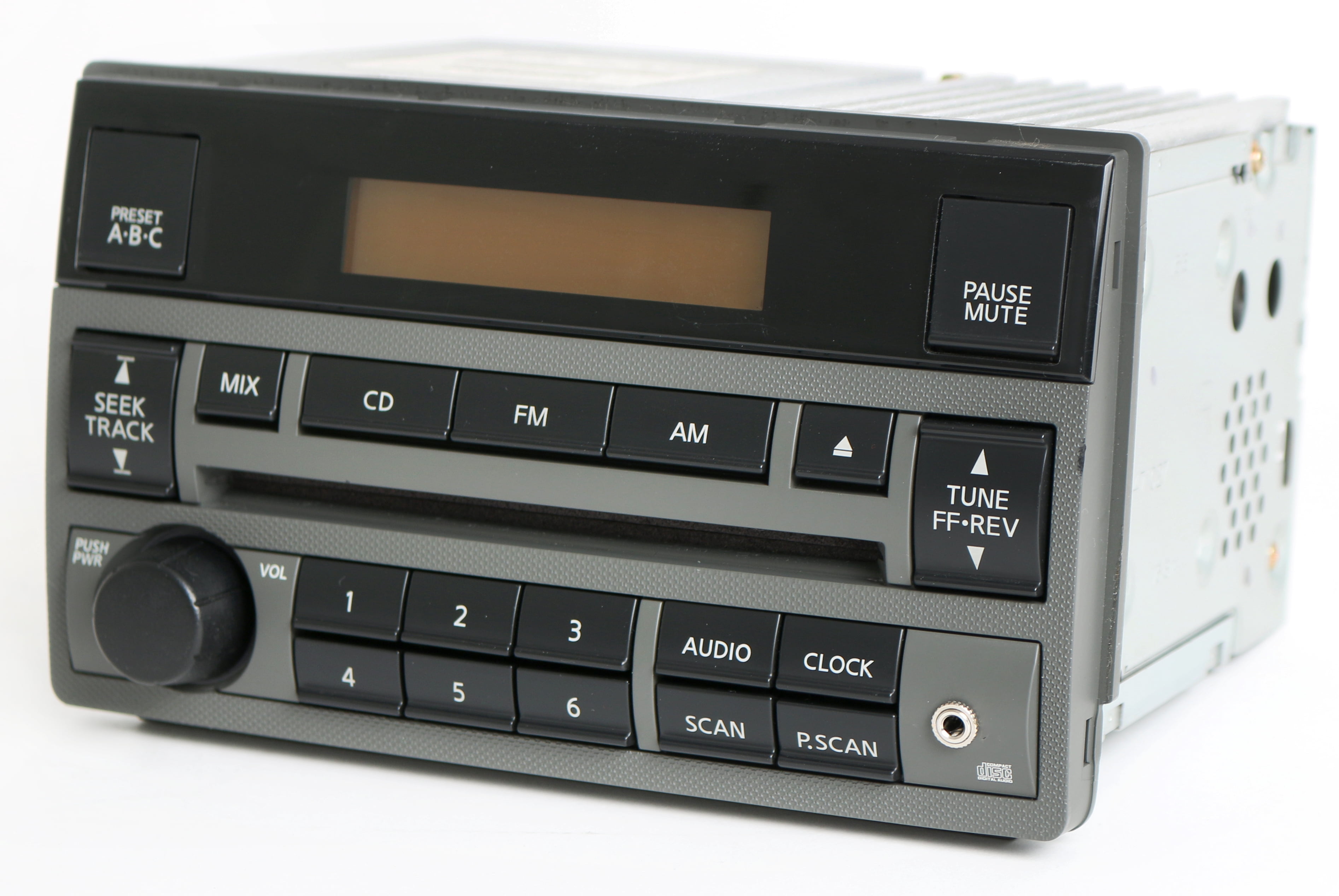Restored 05-06 Nissan Altima Frost Radio AMFM CD w Aux Input Standard Vol Ctrl 28185ZB00A (Refurbished)