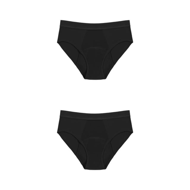 Qarigey Ropa interior de fibra de bambú para mujer, ropa interior para el período menstrual, absorbente de agua, a prueba de fugas, 4 capas, Type1 NO1
