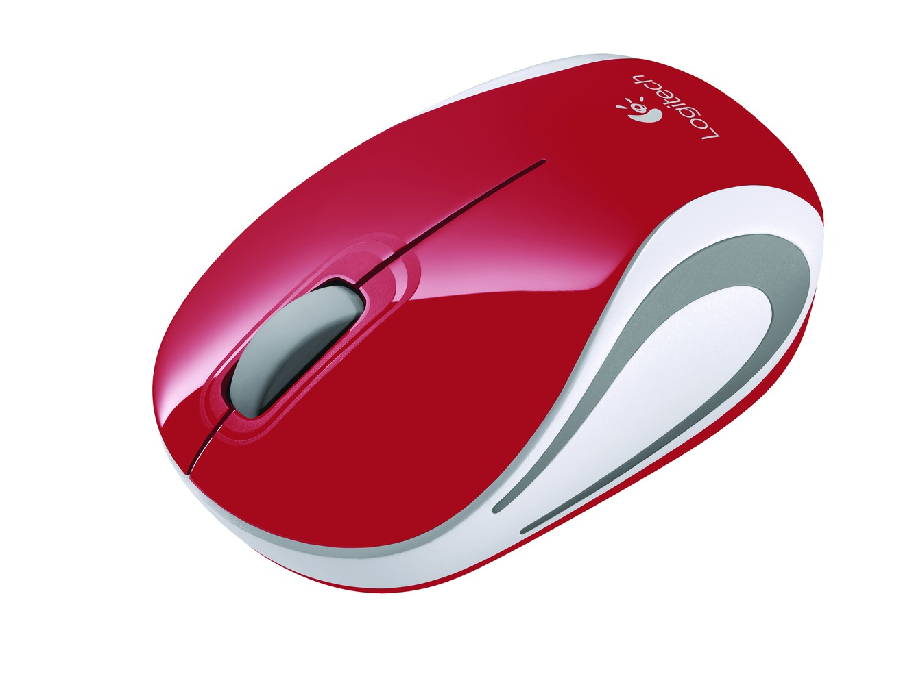 Logitech M187 Wireless Mini Mouse - Red - image 3 of 4