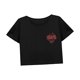 thumbnail image 5 of Camisa corta casual de verano para mujer con cuello redondo para vacaciones en el trabajo L, 5 of 7