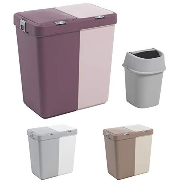 Mabel Home Plastic Laundry Hamper With Lid 2 Sections Large Mabel Home Plastic Laundry Hamper With