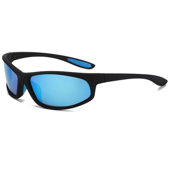 HHX Polarized Sports Sunglasses for Men Women, UV400 Protection Cycling Sunglasses, Lightweight TR90 Frame Running Sunglasses for Baseball Fishing Golf Driving