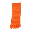 thumbnail image 3 of INSPIRE CHIC Women's 2 Pair Japanese Cartoon Print Five Toe Socks Orange, 3 of 3