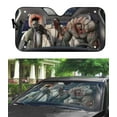 thumbnail image 4 of 3D Zombie Inspired Windshield Sunshade Universal Fit Cars Suv Truck, 4 of 6