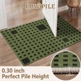 thumbnail image 2 of 2x3 Entryway Rug Bathroom Rugs for Front Door Bedroom Kitchen, Washable Vintage Print Carpet, Floor Mat with Non Slip Backing, 2 of 8