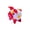 Red, variant on Colorful Glass Piggy Minaiture Figure Collectible Cartoon Figurine Sculpture Glass Art for Home Decors