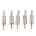 thumbnail image 1 of 5Pieces Replacement 2.5mm Stereo TRS 3 Pole Male Audio Connector Solder Type, 1 of 7