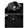 thumbnail image 3 of LZLER Winter Jean Jacket for Men Sherpa Lined Denim Jacket, 3 of 6