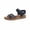 Navy# 01, variant on Womens Flat Sandals Open Toe Ankle Strap Womens Sandal Summer Beach Travel