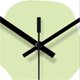 thumbnail image 3 of Reloj de pared blanco de lujo estilo crema, movimiento silencioso, funciona con pilas., 3 of 7