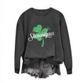thumbnail image 2 of Up to 65 off!Lolmot St Patricks Day Sweatshirt Women Funny Sayings Pullover Tops Here for the Shenanigans Graphic Shirts Causal Shamrock Print Blouse Irish Festival Holiday Tee Long Sleeve Tops, 2 of 4
