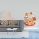 thumbnail image 2 of Reloj De Pared Con Forma De Hoja De Palma De La Selva Tropical, Decoración Creativa De Madera Para Dormitorio Infantil, Baño, Oficina O Cocina. Adorno Colgante Silencioso., 2 of 8