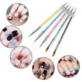 thumbnail image 5 of Bolígrafos para decoración de uñas, bolígrafos para esmalte de uñas, bolígrafos para punteado de grafiti, juego de 5 bolígrafos de fototerapia, bolígrafo de doble punta para uñas, bolígrafo de dibujo,, 5 of 5