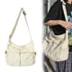 thumbnail image 1 of Bolsa Messenger De Lenzo Bolsa De Caracol Hobo De Gran Capacidad Con Múltiples Bolsas De Bolsas Casuals Bolso De Hombro, 1 of 8