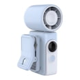 thumbnail image 4 of Ventilador portátil con clip, 4 velocidades de viento ajustables, resistente, ideal para oficina, dormitorio y hogar. Azul, 4 of 9