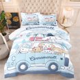 thumbnail image 2 of 3 Piece Blue Cinnamoroll Bedding Set Full Size Kids Pillowcases Comforter Sets NEW, 2 of 9