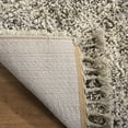 thumbnail image 6 of SAFAVIEH Pro Lux Emmeline Geometric Shag Runner Rug, Grey/Cream, 2'6" x 10', 6 of 7
