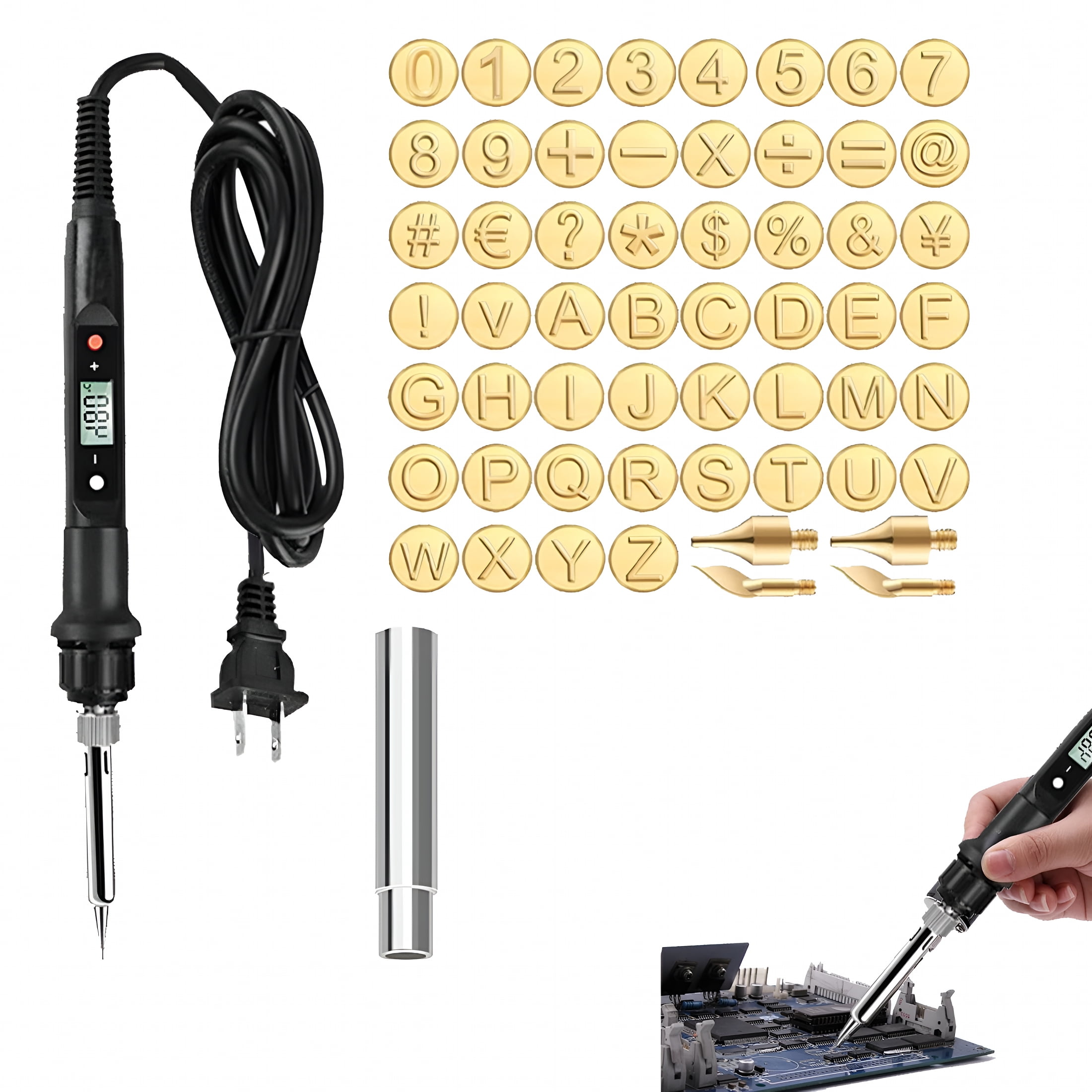 CCOCC 2026 New Hot Stamp Tool,Controllable Engraving Tool Wood Burning Pen,Adjustable Wood Engraver Wood Burner Tool for Beginners Professionals
