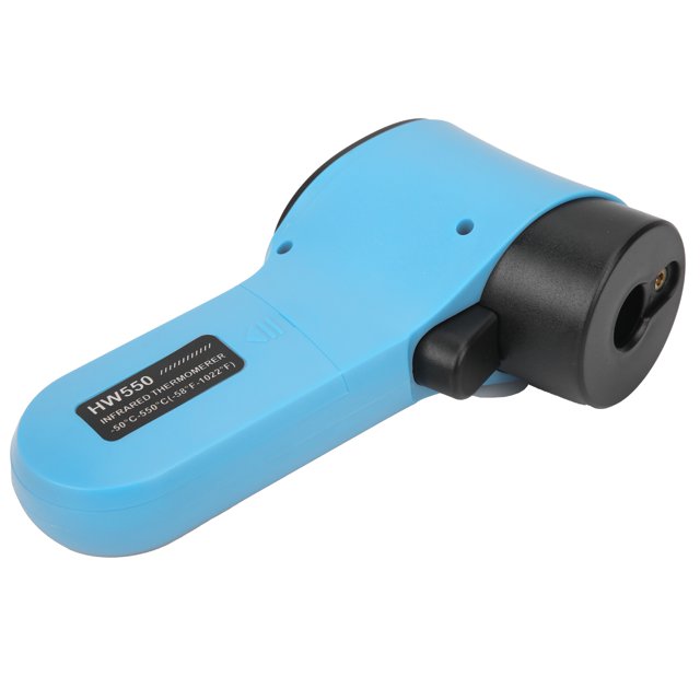 Termómetro Portátil de Mano Infrarrojo Sin Contacto Bling Bling HW550Blue