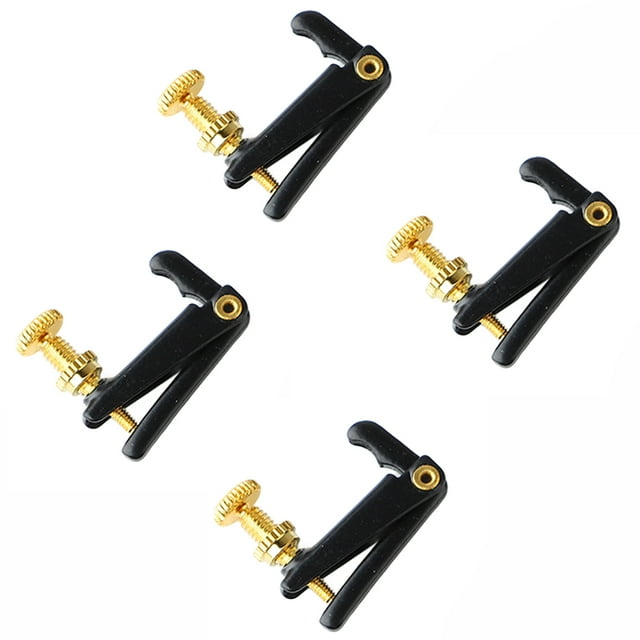 4Pcs 1/2 Violin Fine Tuner Metal Violin String Adjuster Replacement Part Musical Instrument Accessory For Violin Player