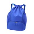 thumbnail image 4 of Mochila con cordón para hombre y mujer, gran capacidad, impermeable, bolsa de natación para, 4 of 8