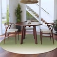 thumbnail image 3 of Round Area Rugs 8 Feet - Sage Green Gradient Ombre Soft Indoor Throw Rugs Carpets for Living Dining Bedroom Kids Room Non-Slip Playroom Crawl Rug Floor Mats Solid Color Background, 3 of 9