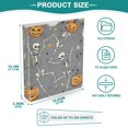 thumbnail image 3 of FORMRS 3 Ring Binder 1.5 inch with Pockets Set of 2 Clip Board 200 Sheets Capacity, Gray Halloween Dancing, 3 of 8