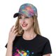 thumbnail image 5 of Fotbe blue pink colorful cracked texture Gorro Clásico de Béisbol, Gorra Ajustable con Broche Snapback, Gorro de Exterior de Algodón Suave, 5 of 6