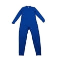 thumbnail image 6 of Mens Bodysuit One Piece Unitard Halloween Jumpsuit Spandex Skin Suit Stretchy Full Body Suit Blue XXL, 6 of 6