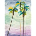 thumbnail image 2 of Weiss, Jan 19x24 White Modern Wood Framed Museum Art Print Titled - Four Palms No. 2, 2 of 4
