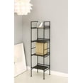 thumbnail image 1 of Neu Home Free Standing Storage Shelf, 4-Tier Square, Espresso, 1 of 3